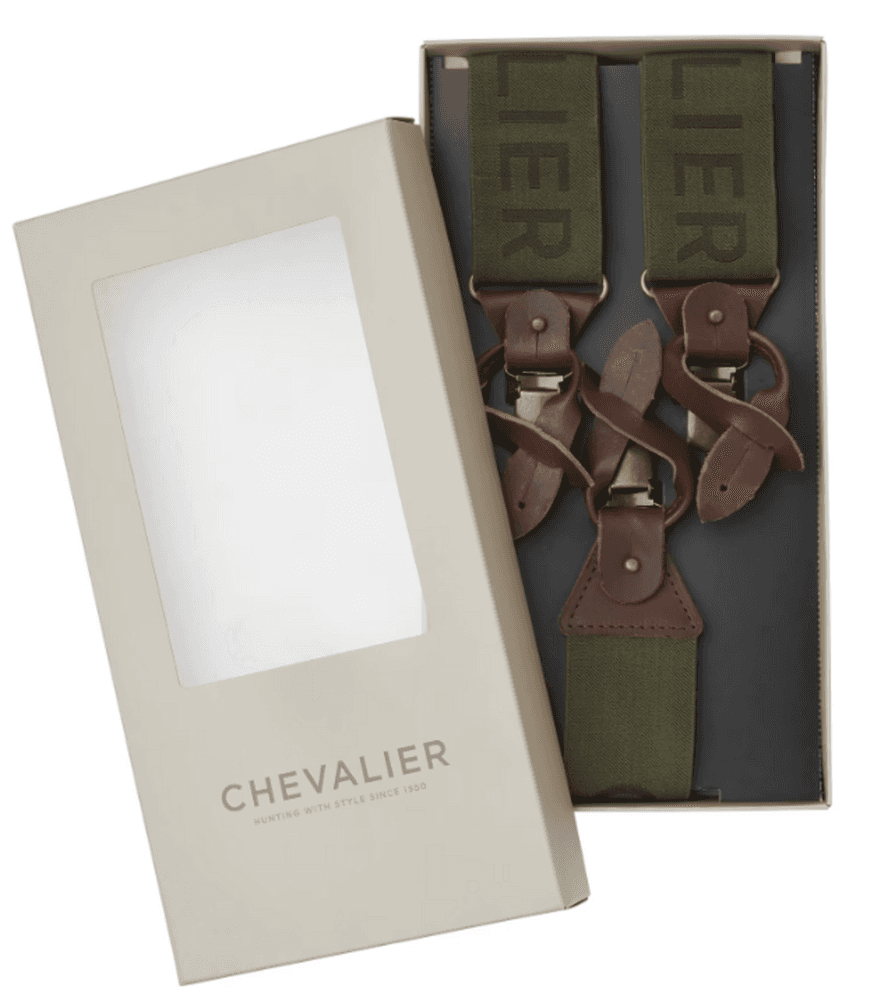 Chevalier Logo Suspenders Dark Green, view: 1