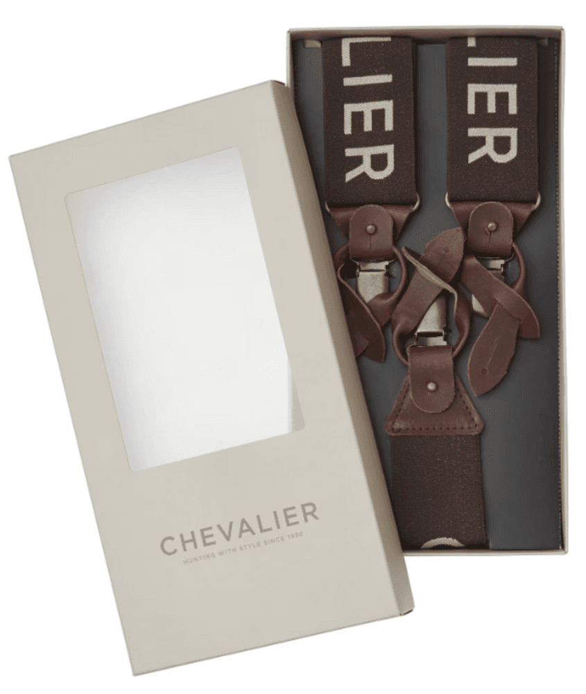 Chevalier Logo Suspenders Brown, view: 1