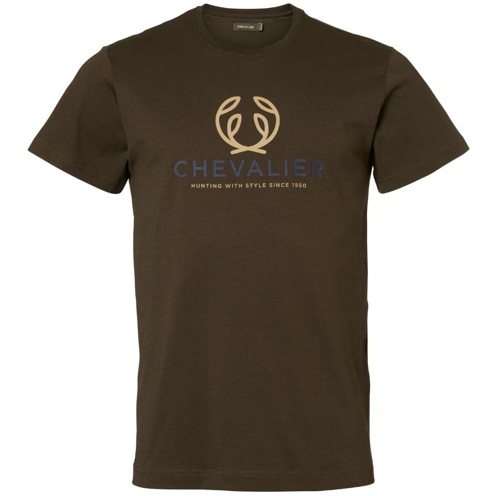 Quest T-Shirt Men Leather Brown, view: 0