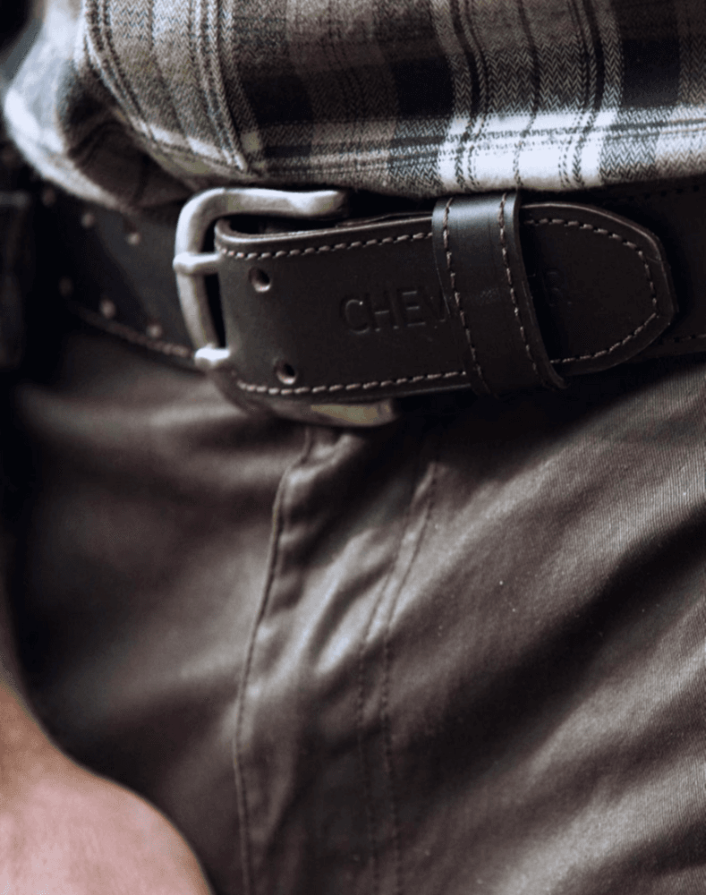 Barrow Leather Belt Leather Brown, view: 1