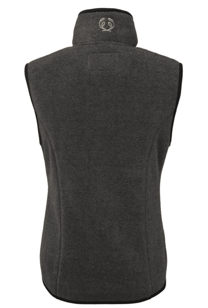 Mainstone Fleece Vest Women Anthracite w Black, view: 1