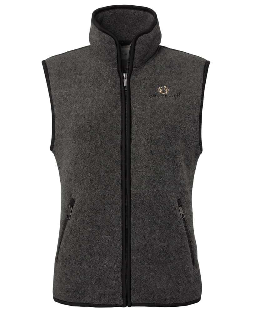 Mainstone Fleece Vest Women Anthracite w Black, view: 0
