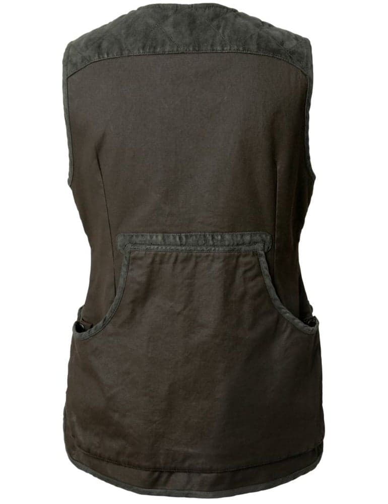 Vintage Dogsport Vest Women Leather Brown, view: 2