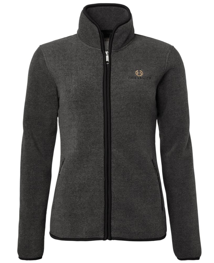 Mainstone Fleece Jacket Women Anthracite w Black, view: 0