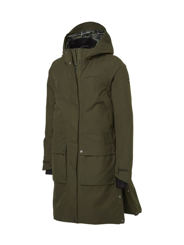 Fractus Chevalite Rain Coat Women Tobacco Green, view: 4