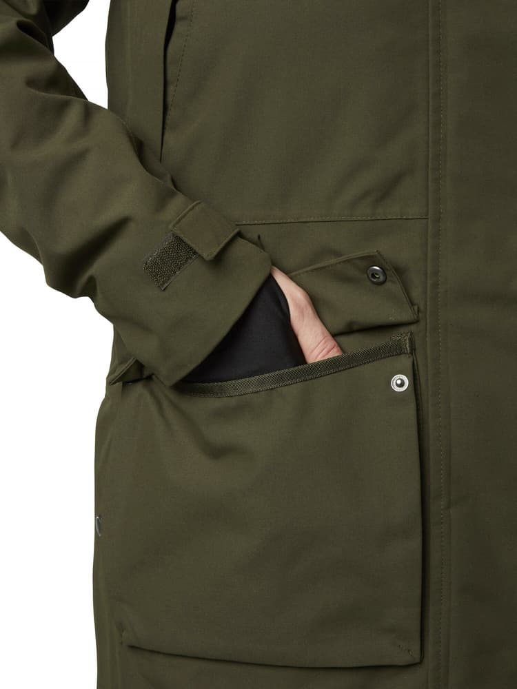 Fractus Chevalite Rain Coat Women Tobacco Green, view: 7