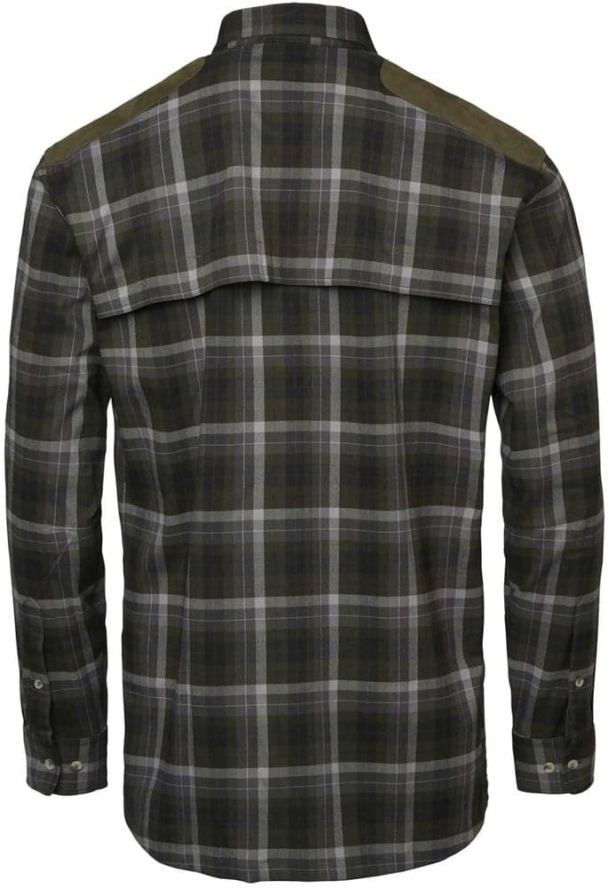 Chill Coolmax Shooting Fit Shirt Men Fern Green Checked, view: 1