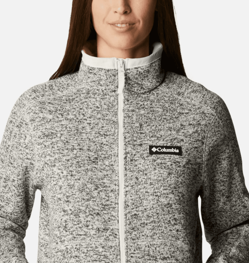 W Sweater Weather Full Zip Chalk Heather, view: 2