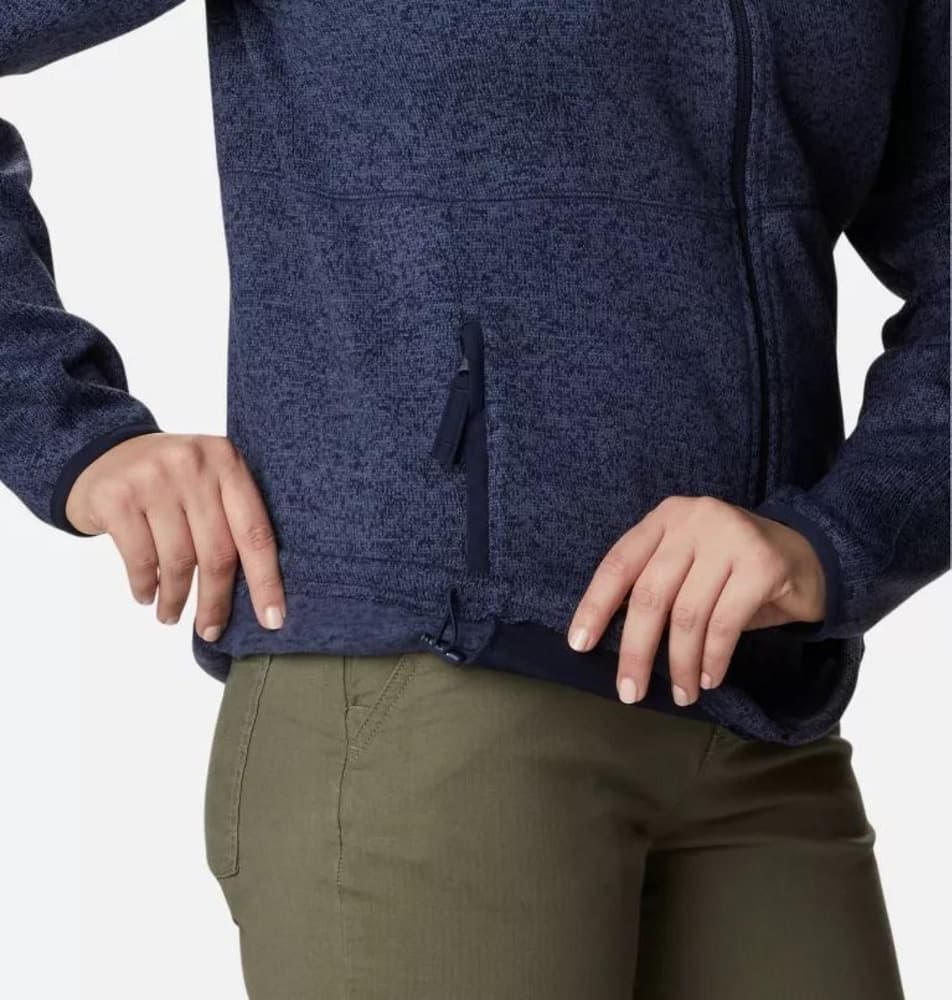 W Sweater Weather Full Zip Dark Nocturnal Heather, view: 4