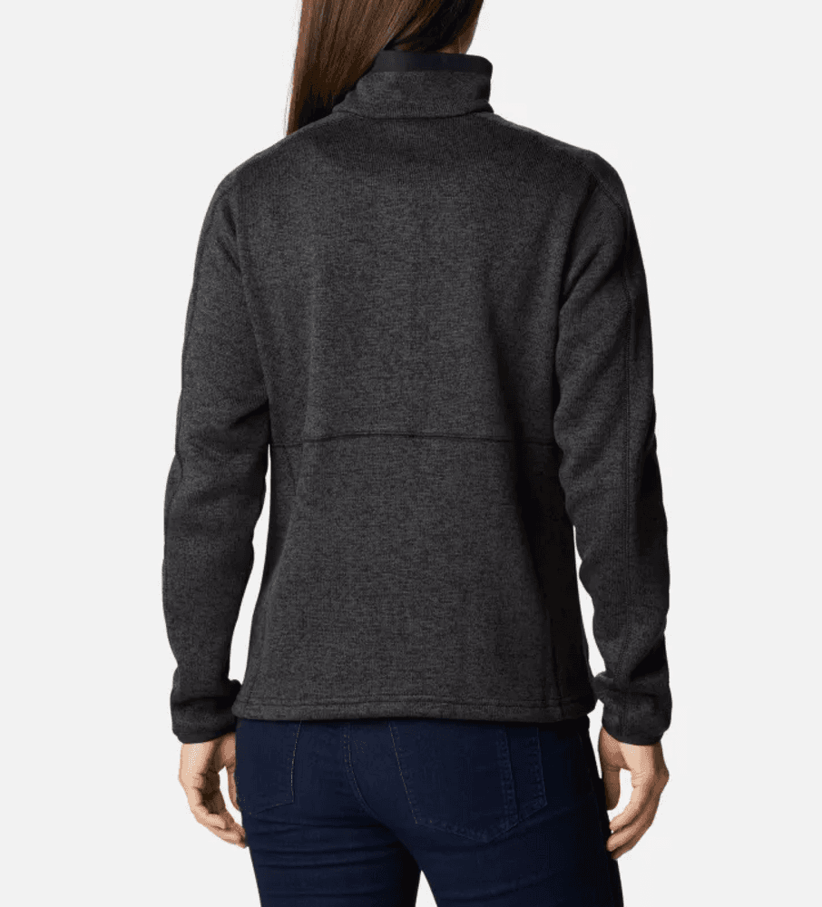 W Sweater Weather Full Zip Black Heather, view: 1