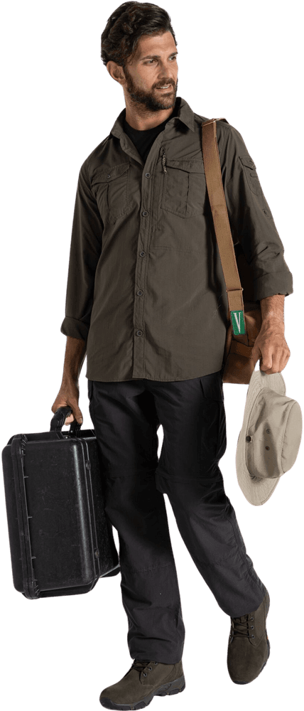 M's NosiLife Adventure LS Shirt III Woodland Green, view: 6