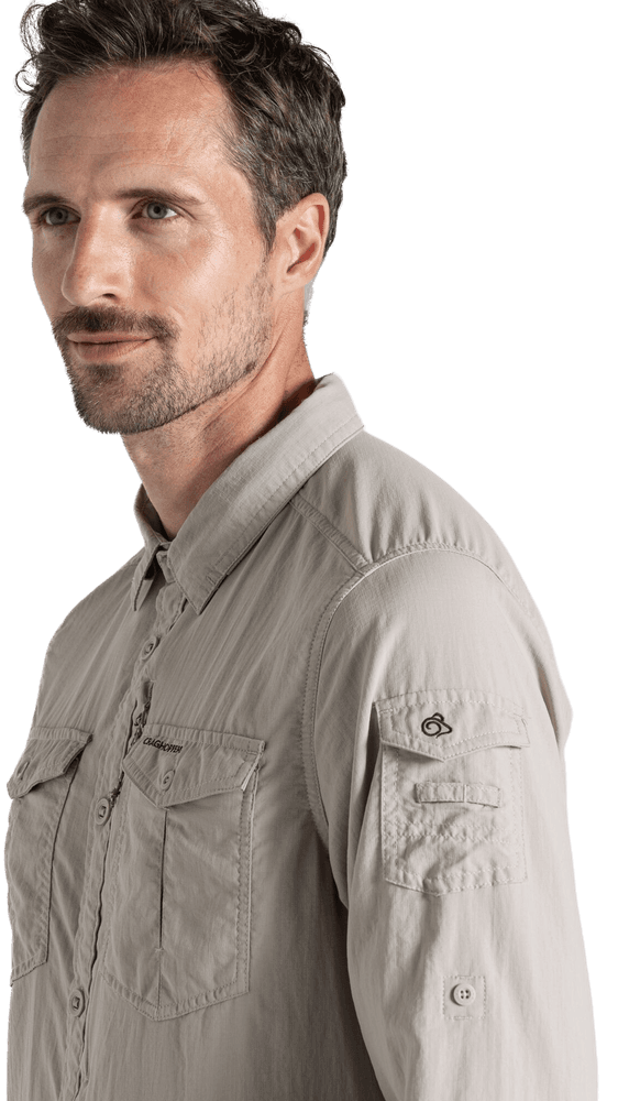 M's NosiLife Adventure III LS Shirt Parchment, view: 5