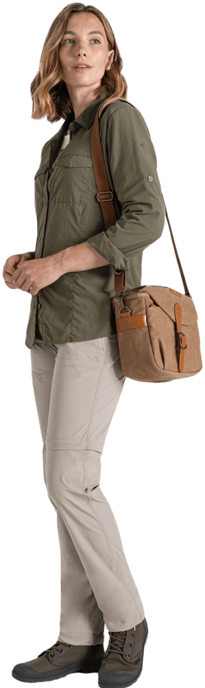W's NosiLife Adventure LS Shirt III Wild Olive, view: 4