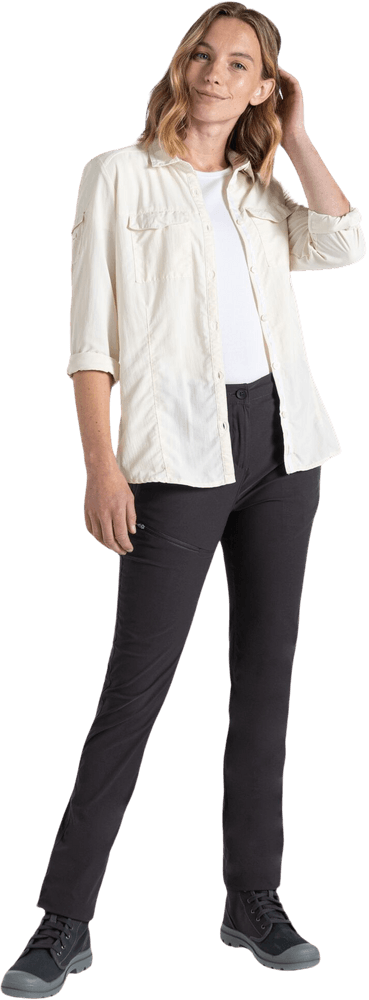 W's NosiLife Adventure LS Shirt III Seasalt, view: 5