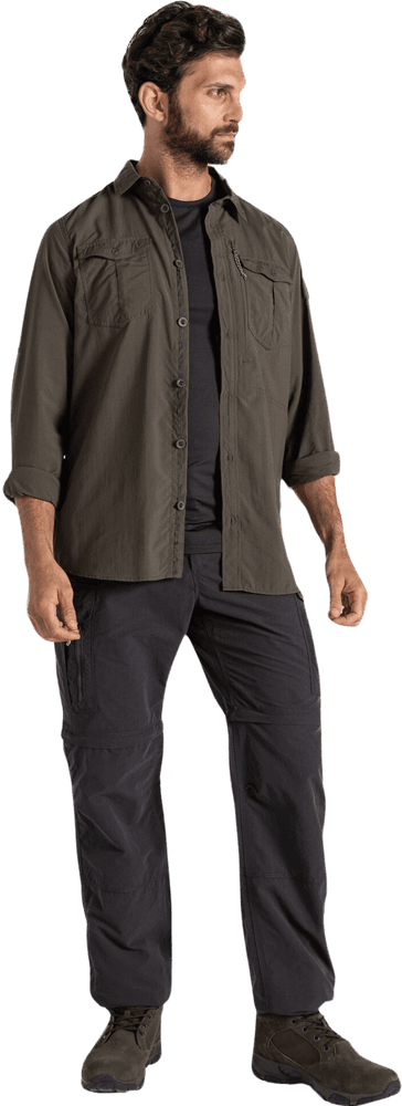 M's NosiLife Convertible Cargo Trouser II Black Pepper, view: 8
