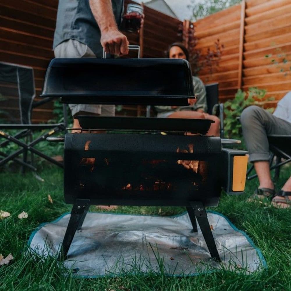 Firepit Grill Lid Svart, view: 0