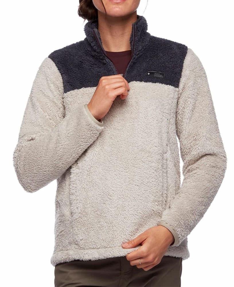 Roadie Quarter Zip Fleece Wmns Dune-Carbon, view: 0
