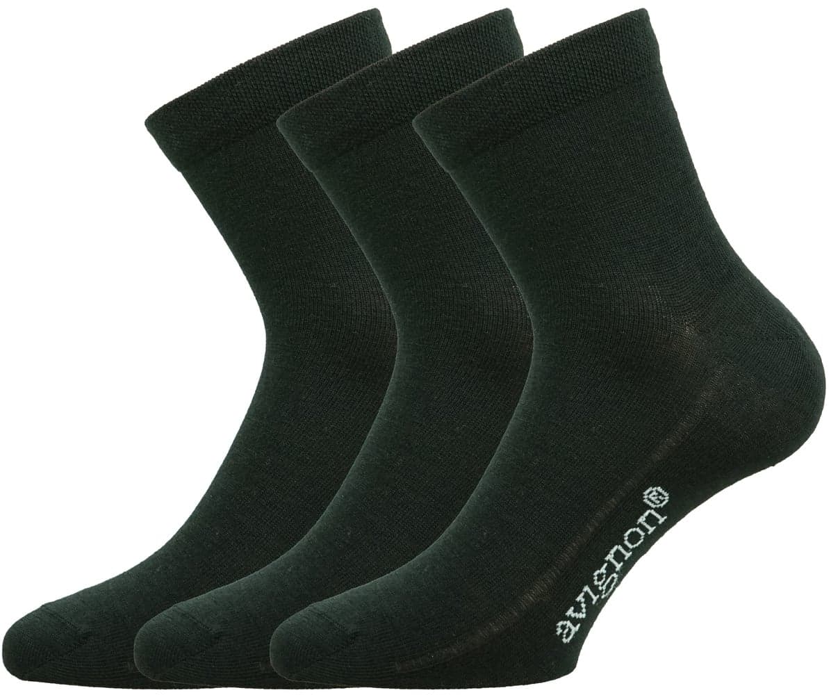 Sneaker Wool High 3-pack Svart, view: 0