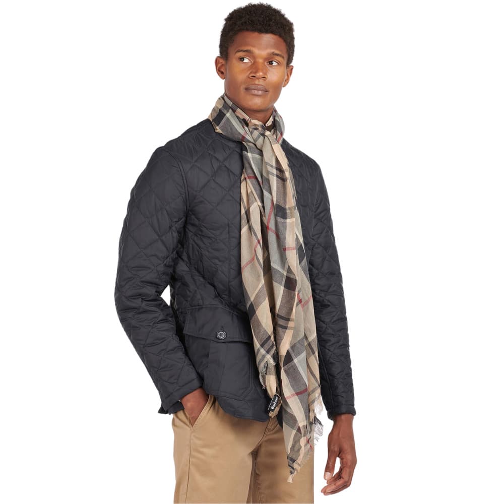 Welton Tartan Scarf Stone Dress Tartan, view: 3