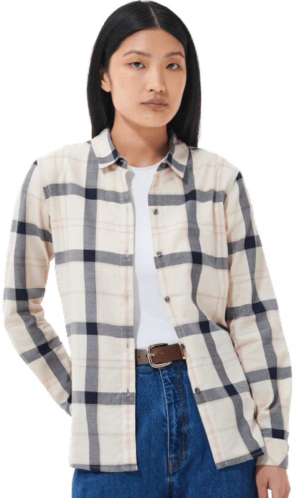 W's Moorland Shirt Cloud/Gardenia Check, view: 2