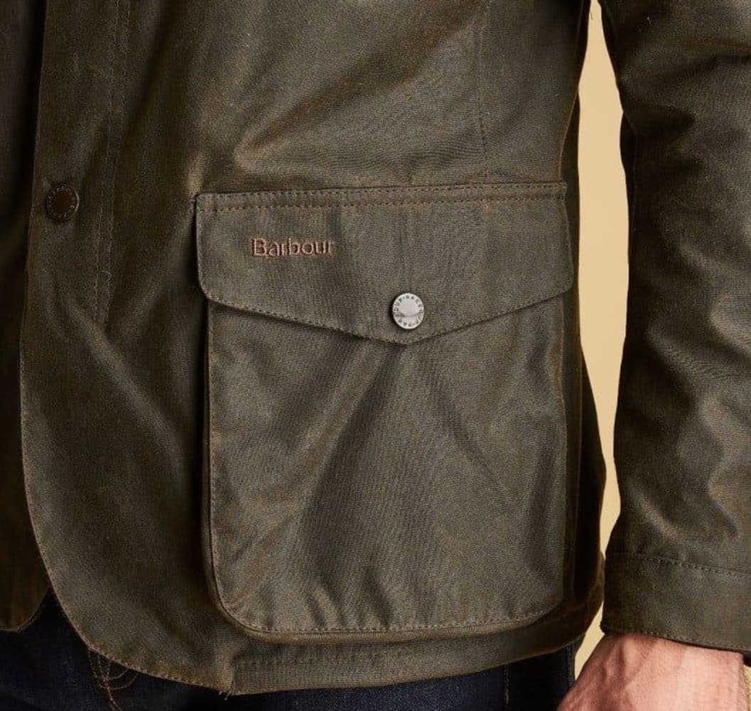M's Ogston Wax Jacket Olive, view: 5