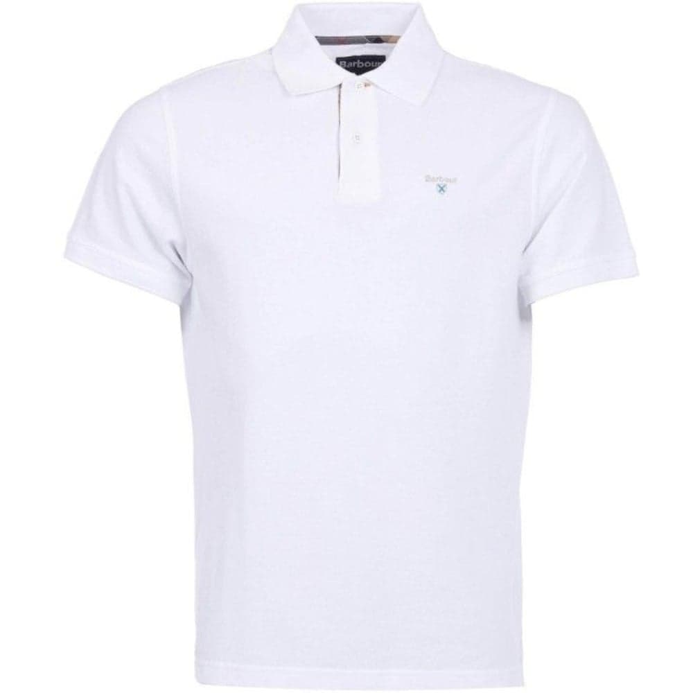 M's Tartan Pique Polo/Dress White, view: 0