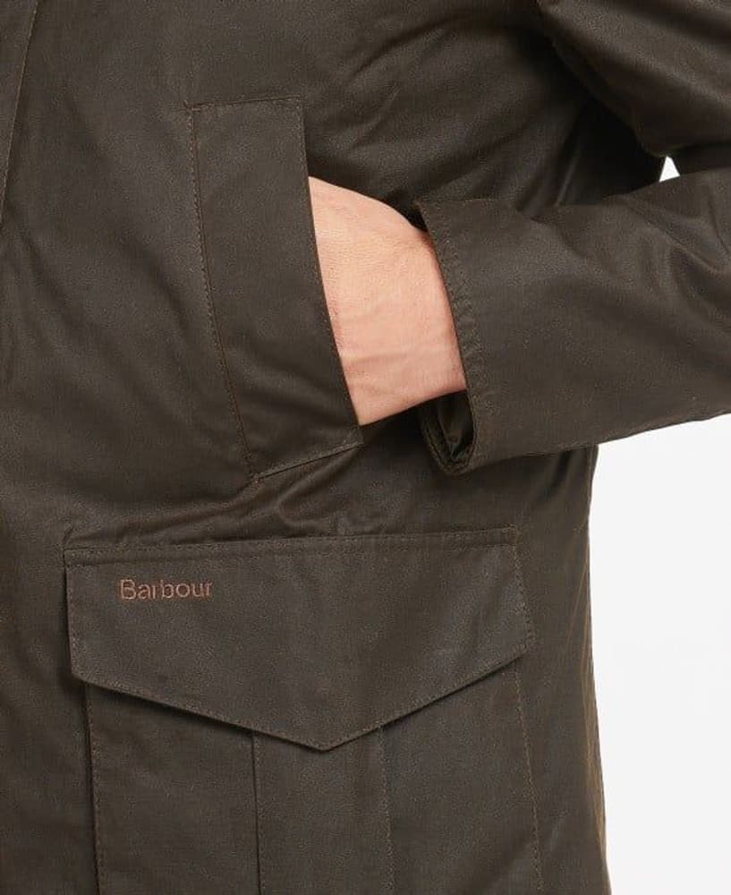 M's Hereford Wax Jacket Olive, view: 5