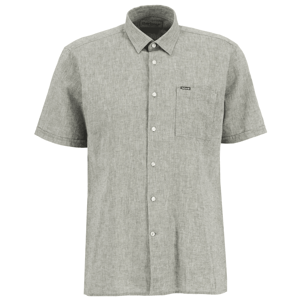 Nelson Ss Shirt Bleached Olive, view: 0