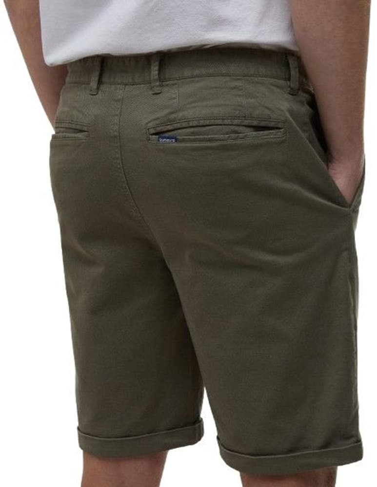 M's Washed Twill Chino Shorts Olive, view: 3