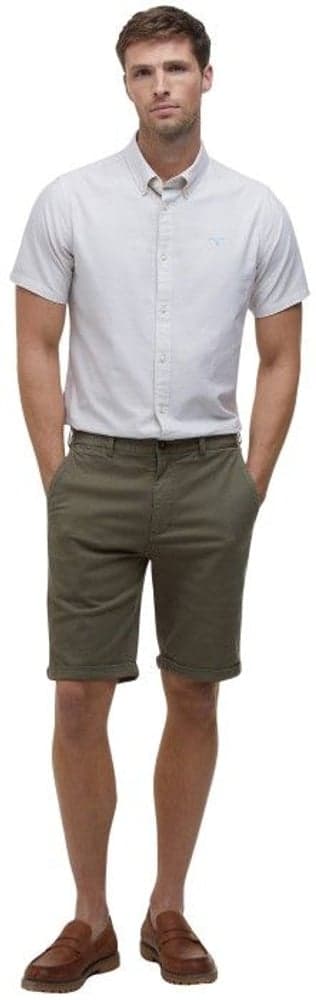 M's Washed Twill Chino Shorts Olive, view: 4