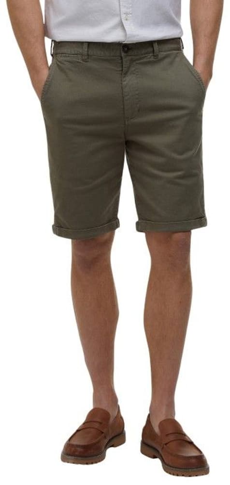 M's Washed Twill Chino Shorts Olive, view: 1
