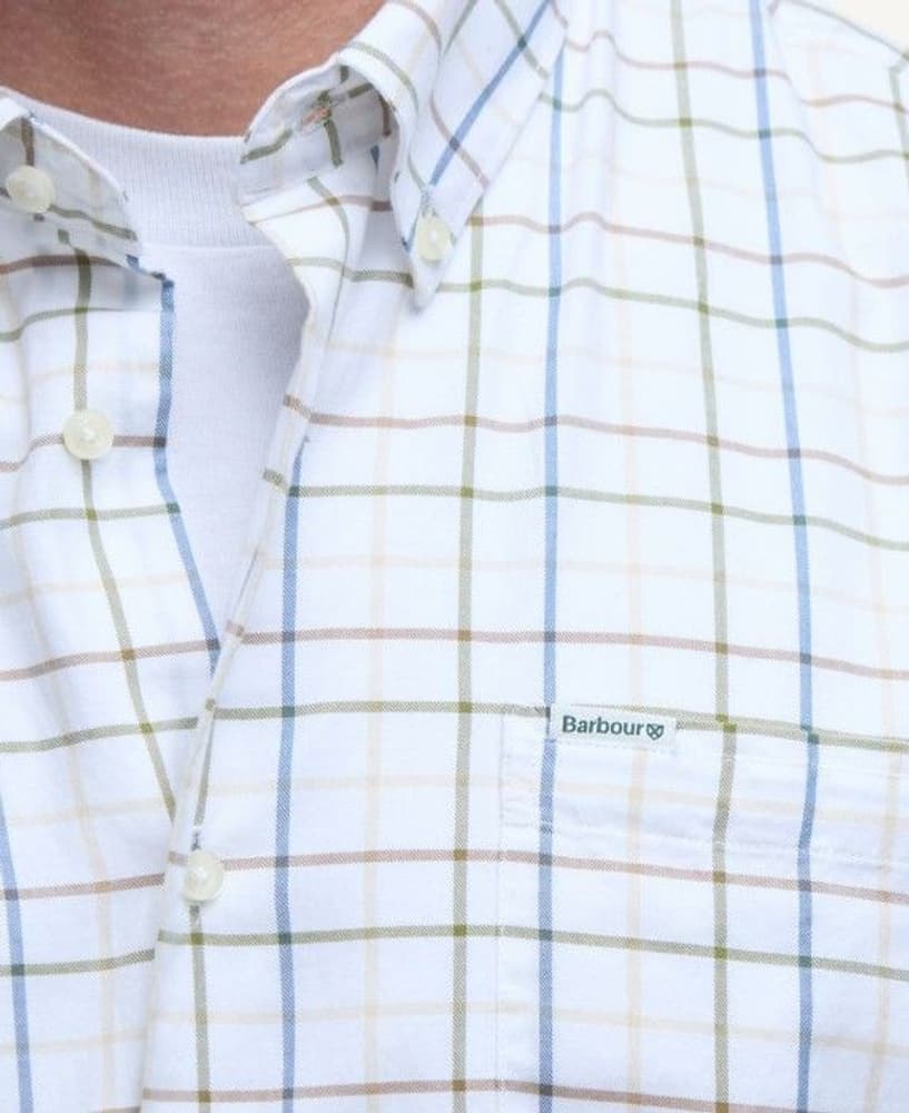 M's Caswell Tattersall Regular Fit Shirt Pine Green, view: 4