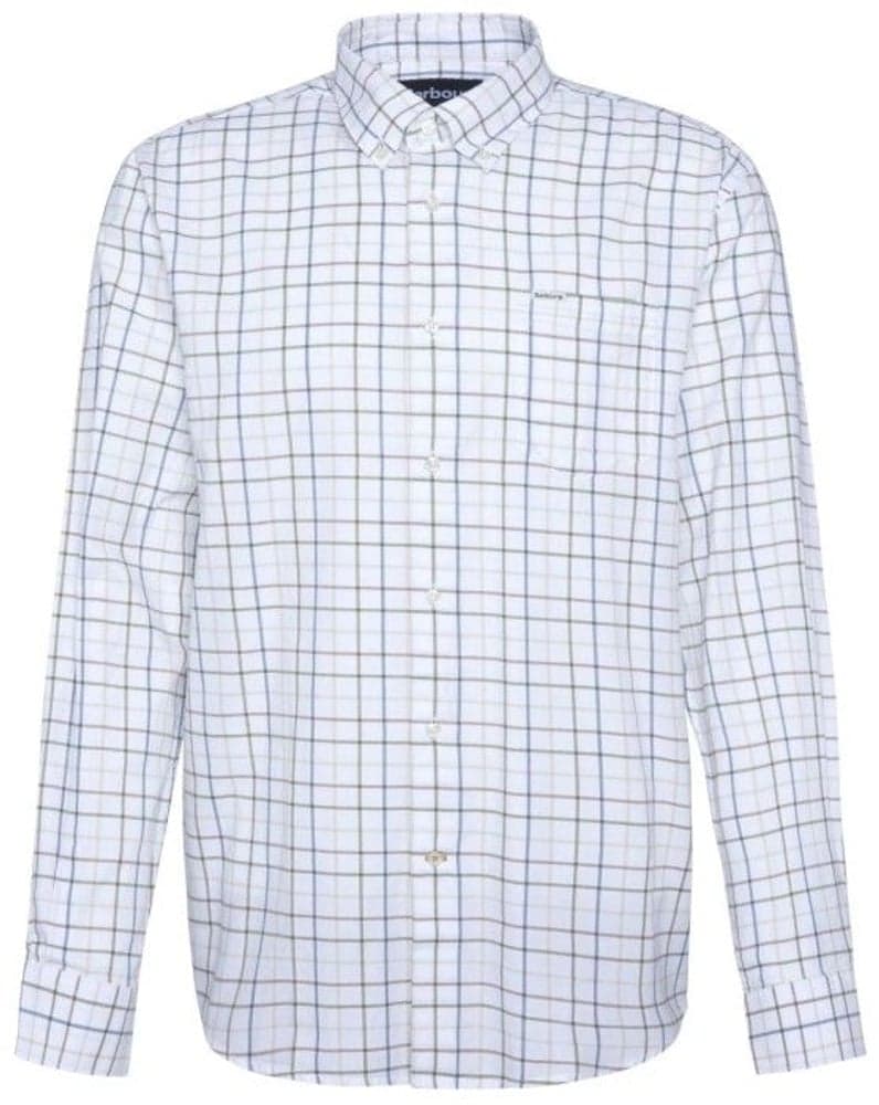 M's Caswell Tattersall Regular Fit Shirt Pine Green, view: 0