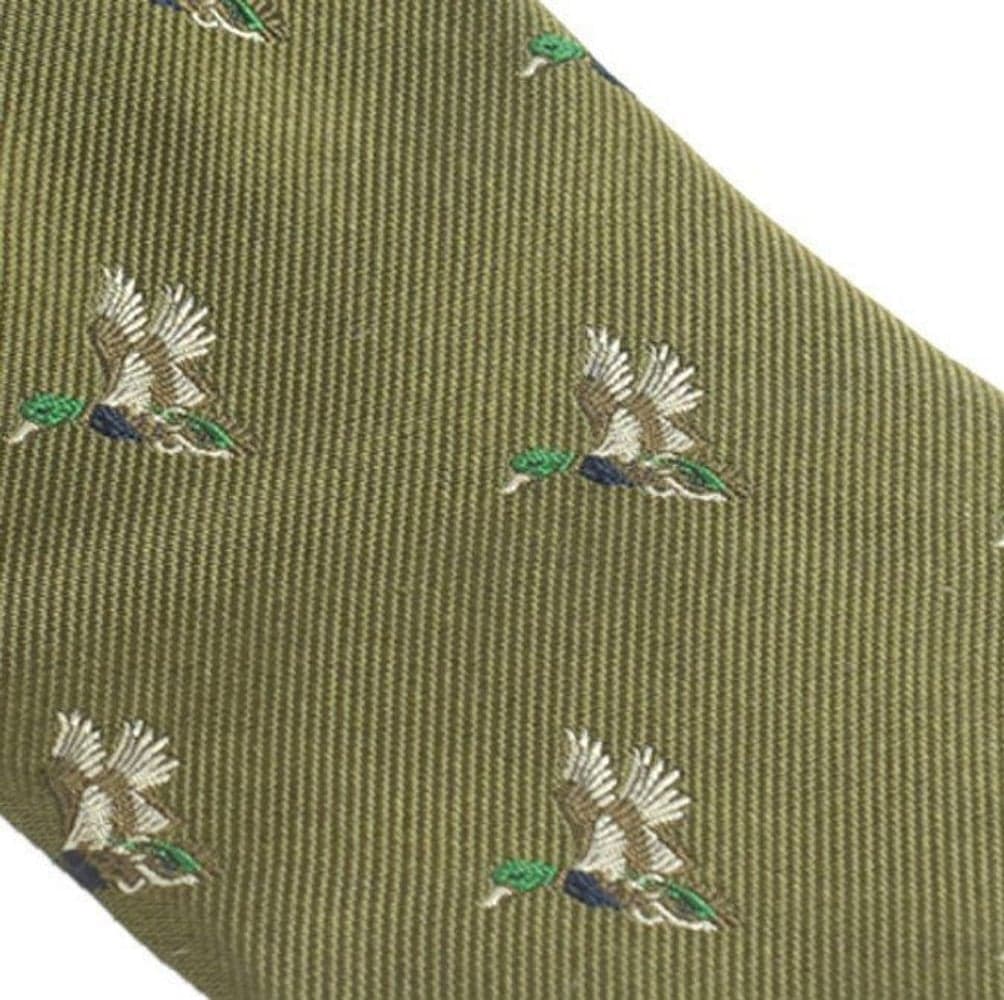 Silk Tie Duck Olive, view: 1