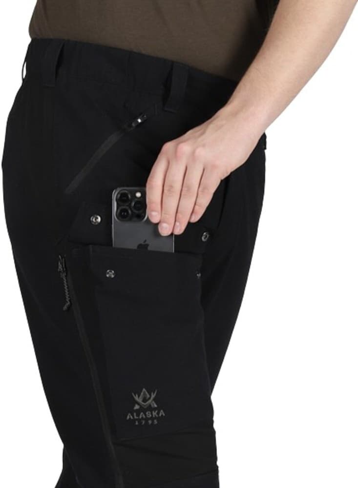 Durashield Hunter Work Pant w Knee Pads Black, view: 4
