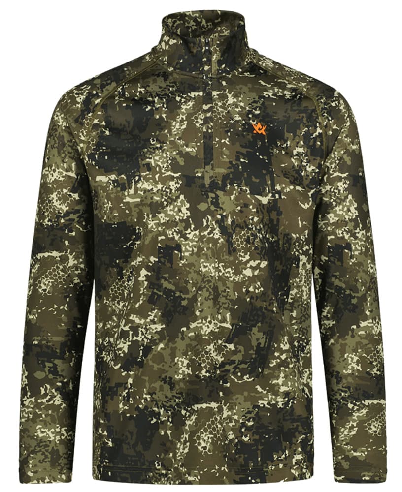 M's CoolDry Half-Zip Top BlindTech Forest, view: 0