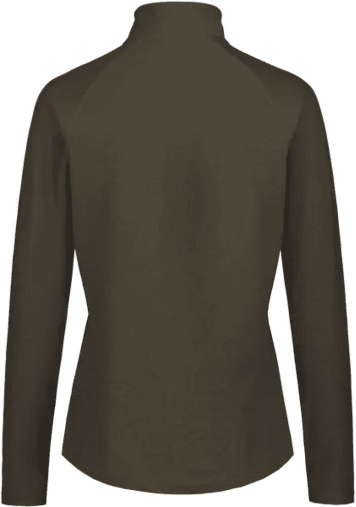 W's CoolDry Half-Zip Top Brown, view: 1