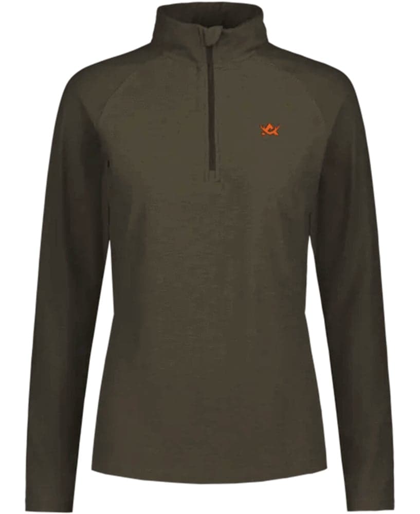 W's CoolDry Half-Zip Top BlindTech Forest, view: 0