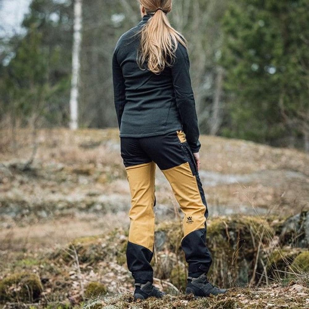 W's Trekking Lite Pro Pant Mustard / Grey, view: 2