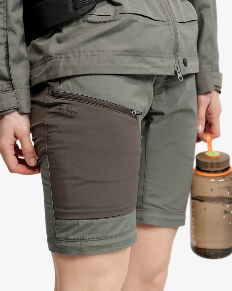 Tived Zip-off Pant W Aloe Green/Forest Green, view: 3