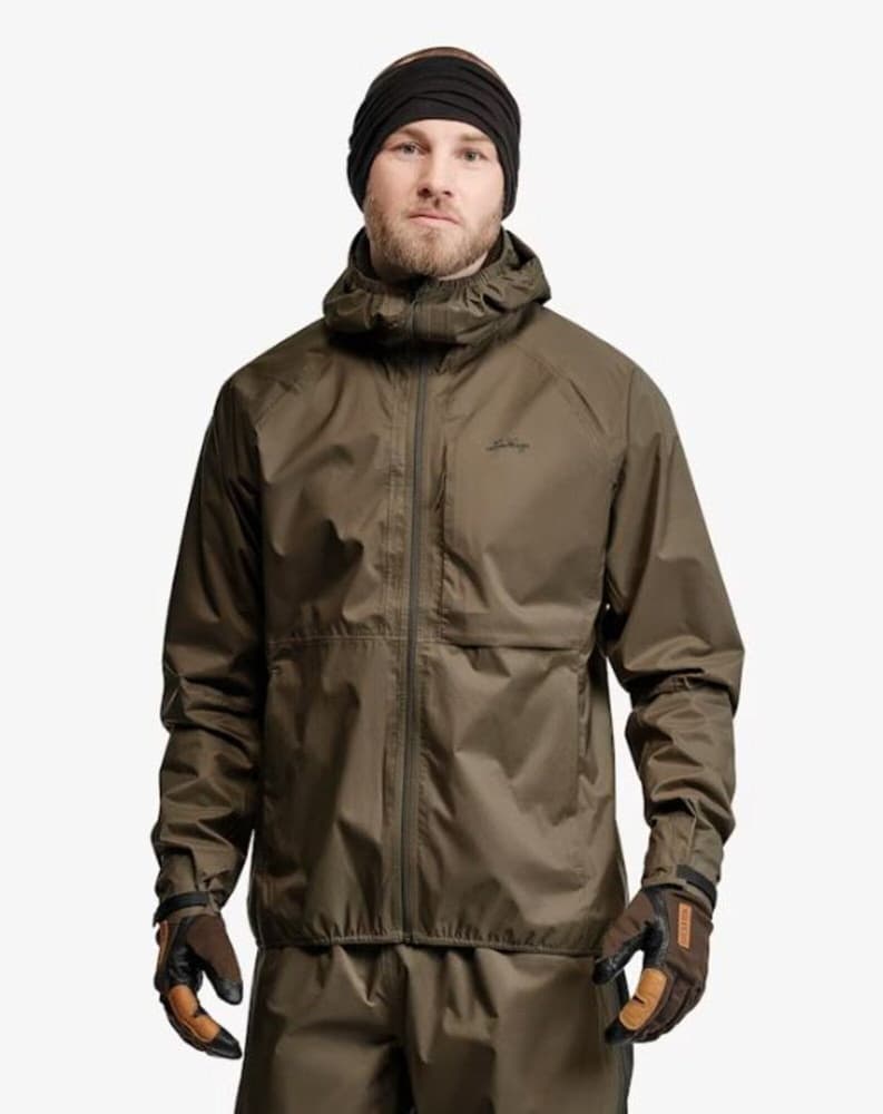Tived Waterproof Jacket M Forest Green, view: 2