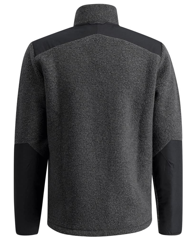 Saruk Wool Pile Mid Full Zip M Charcoal, view: 1