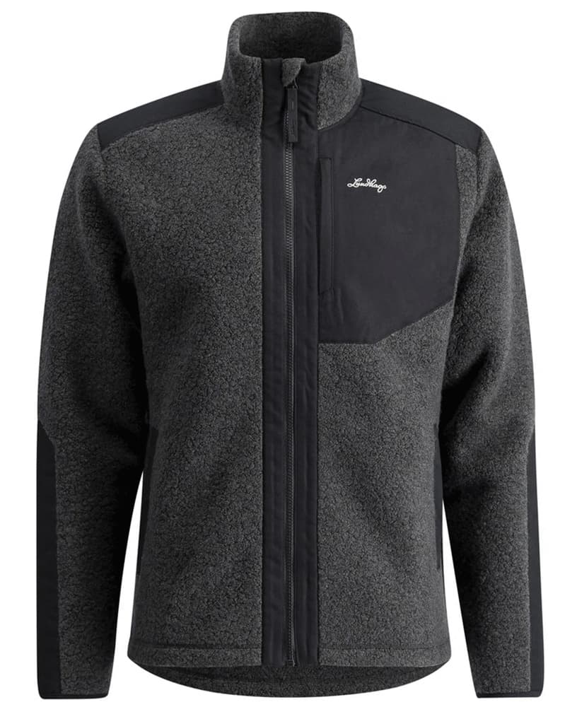 Saruk Wool Pile Mid Full Zip M Charcoal, view: 0
