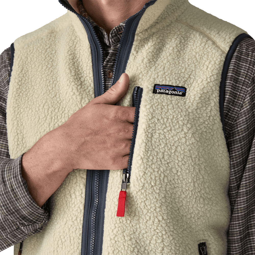 M's Retro Pile Vest Pelican w/Smolder Blue, view: 2