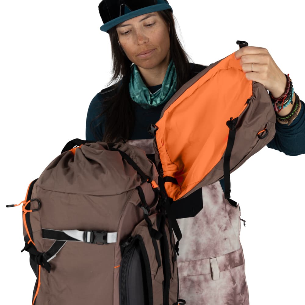 W's Sopris 45L Skidryggsäck Magma Brown/Raven Black, view: 5
