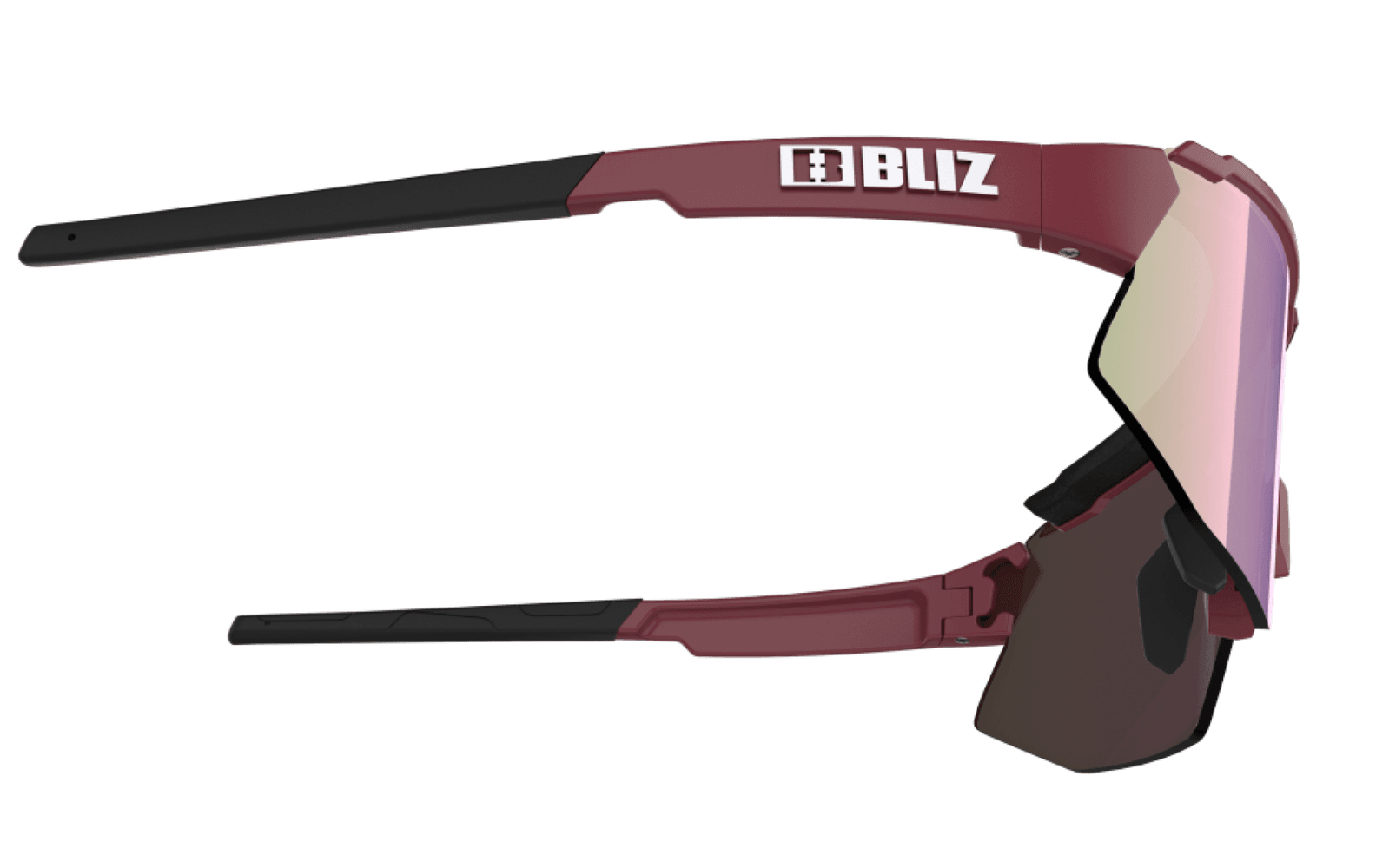 Breeze Small Matte Burgundy Brown w Rose Multi, view: 5