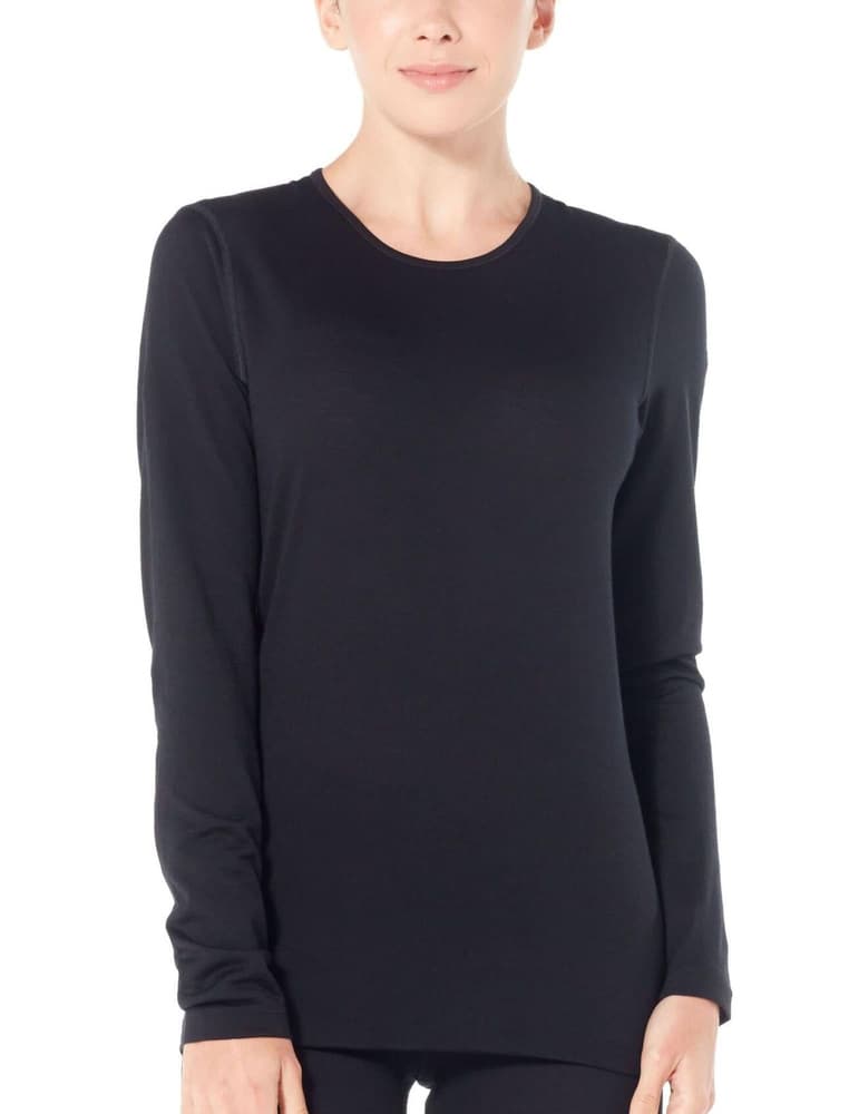 Wmns 200 Oasis LS Crewe Svart, view: 3