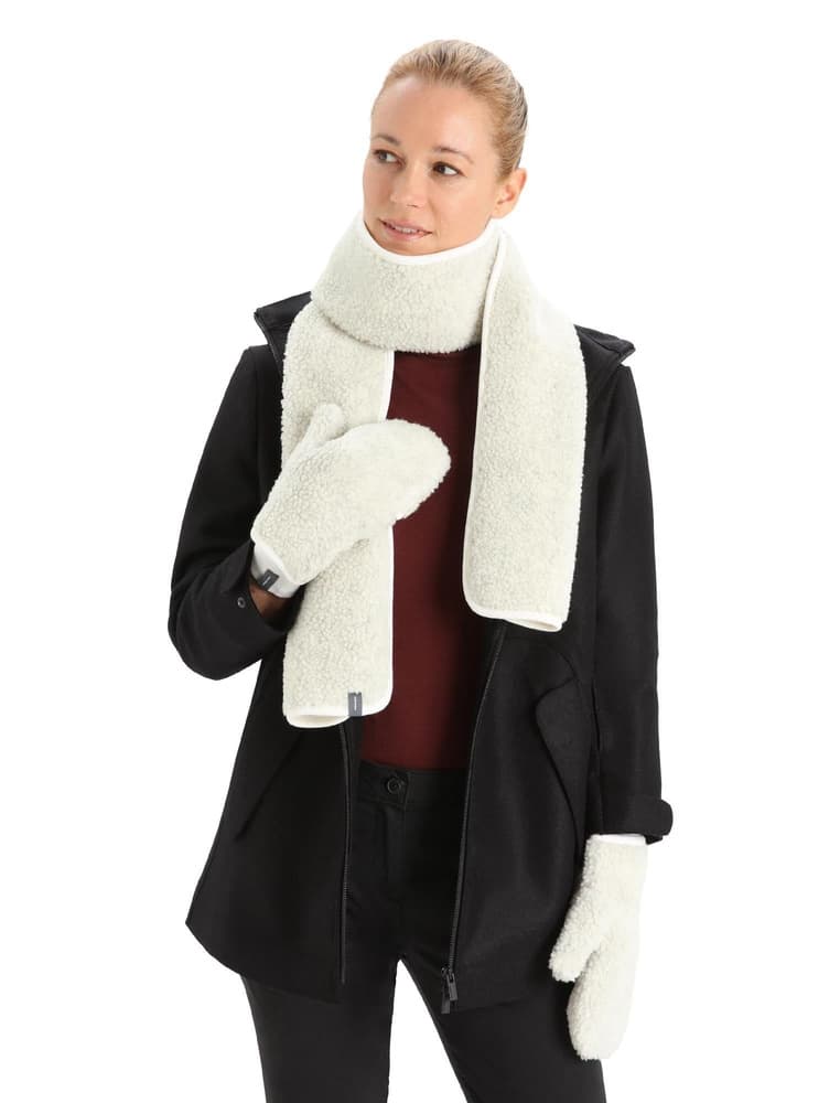 ICL RealFleece Sherpa Mittens Ecru/Hthr, view: 3