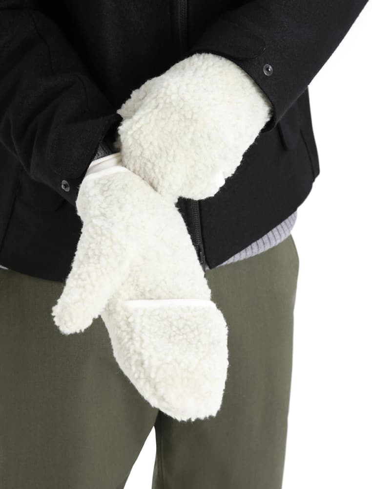 ICL RealFleece Sherpa Mittens Ecru/Hthr, view: 1