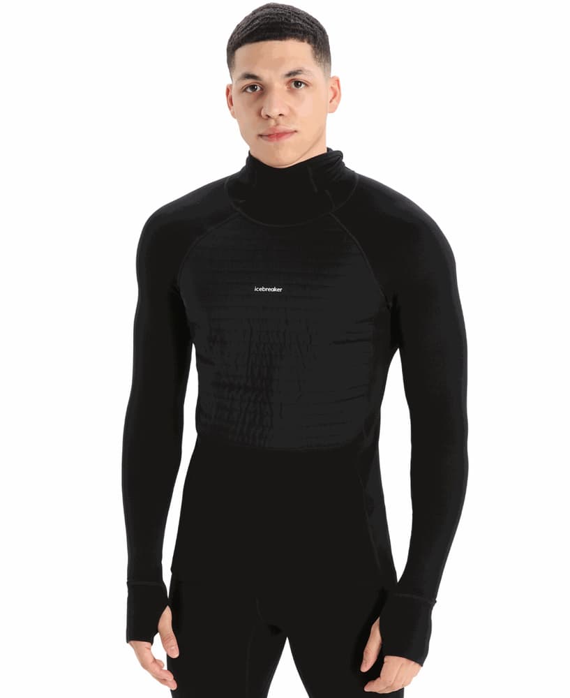 M ZoneKnit Insulated LS Hoodie Black, view: 0